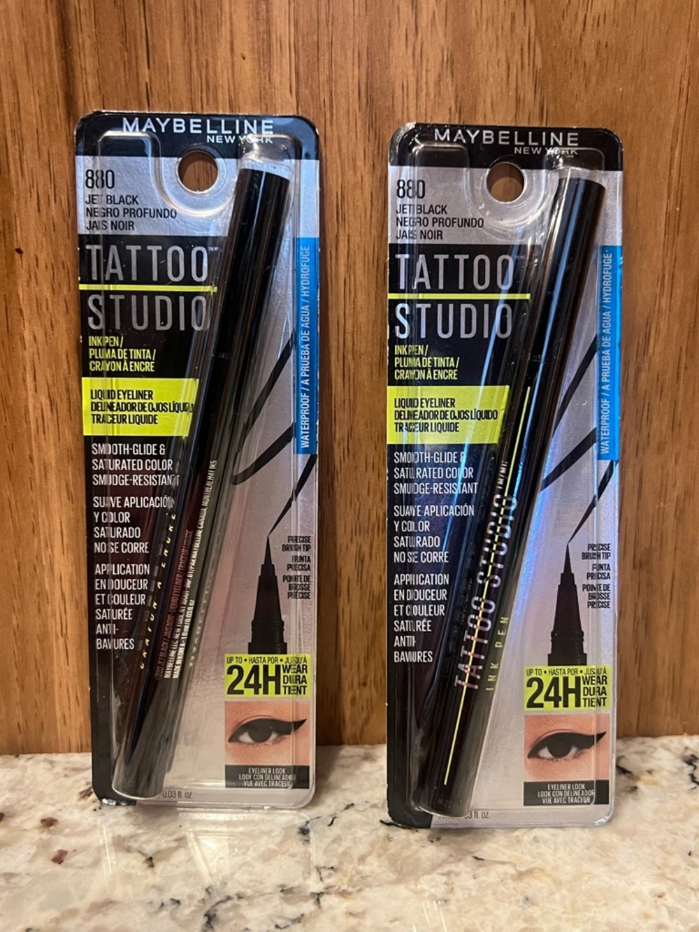 Maybelline Tattoo Studio Liquid Eyeliner - Jet Black Duo